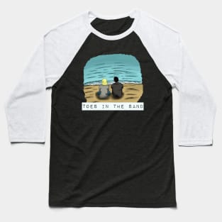 Toes in the Sand (Chuck) Baseball T-Shirt